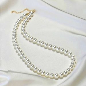 Faux Pearl Necklace